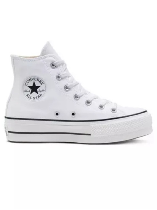 Converse Shoes - Converse White High Top Platform Sneakers